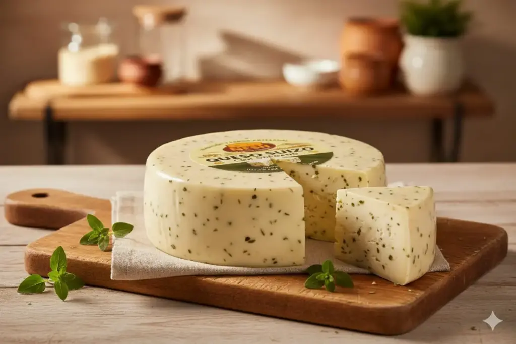 Queso suizo con oregano nesh