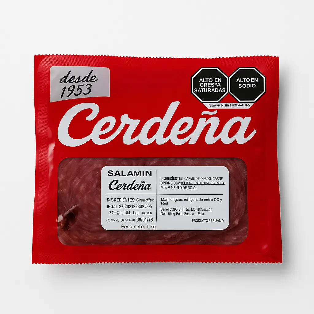 Salami cortado cerdeña 1kg 
