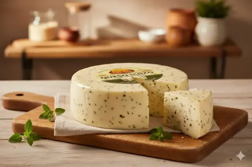 Queso suizo con oregano nesh