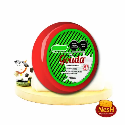Queso gouda pitufo 500gr Aprox