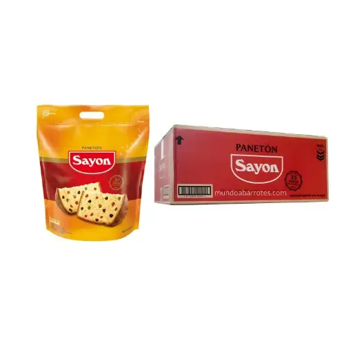 Paneton sayon bolsa x caja 